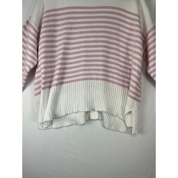 Shannon Passero Oversized Cardigan Womens Size L 80s Girlhoodcore Stripes - Picture 11 of 16